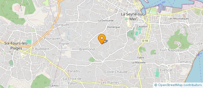 localisation de l'entreprise MAGE IMMO  LA SEYNE-SUR-MER