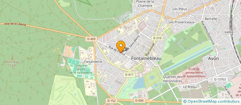localisation de l'entreprise MAGE MEDIA à FONTAINEBLEAU