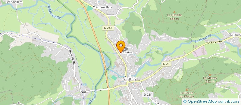 localisation de l'entreprise MAGE RENOV à VAGNEY