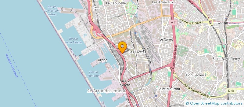 localisation de l'entreprise MAGEBAT  MARSEILLE 15EME