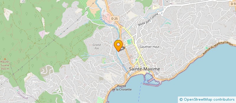 localisation de l'entreprise MAGECLAUPHIL à SAINTE-MAXIME