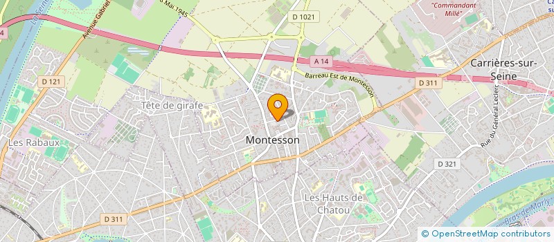 localisation de l'entreprise MAGEDA  MONTESSON