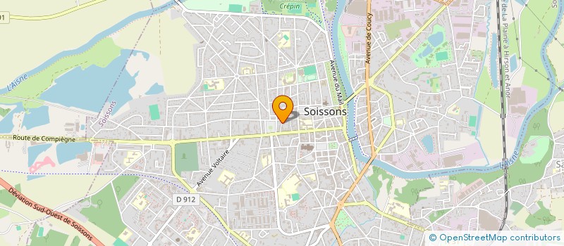 localisation de l'entreprise MAGEJU à SOISSONS
