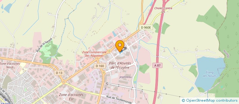 localisation de l'entreprise MAGELA à CHOLET