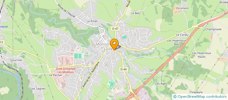 localisation de l'entreprise MAGELAN  MONISTROL-SUR-LOIRE