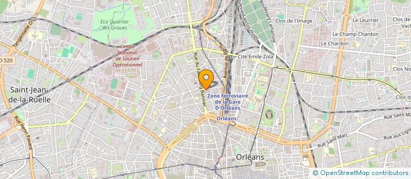localisation de l'entreprise MAGELAND à ORLEANS