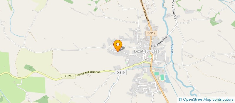 localisation de l'entreprise MAGELI à LEZAT-SUR-LEZE