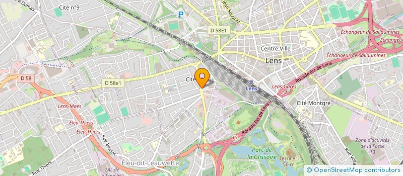 localisation de l'entreprise MAGELI  LENS