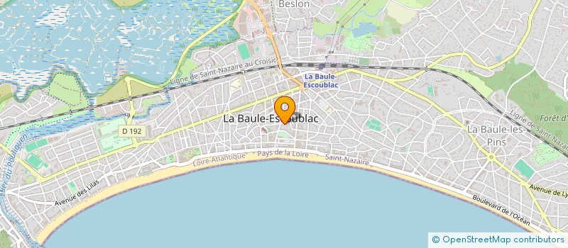 localisation de l'entreprise MAGELLAN  LA BAULE-ESCOUBLAC