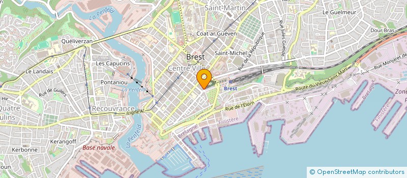 localisation de l'entreprise MAGELLAN à BREST