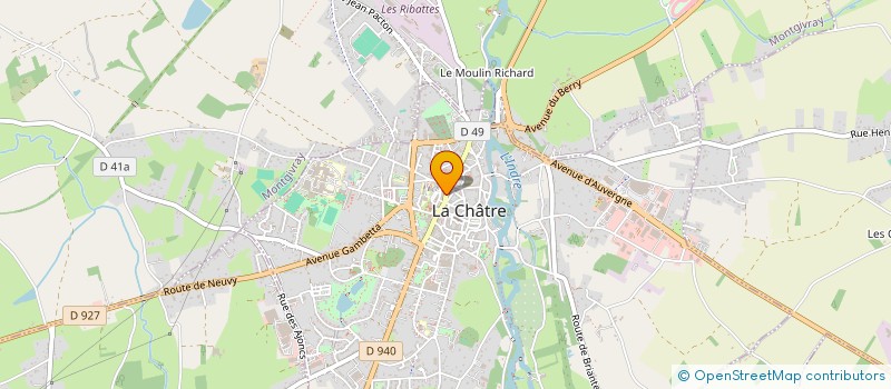 localisation de l'entreprise MAGELLAN à LA CHATRE