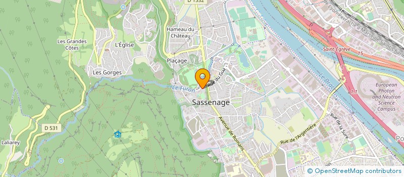 localisation de l'entreprise MAGELLAN à SASSENAGE