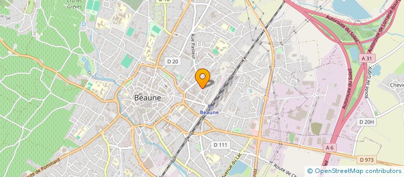 localisation de l'entreprise MAGELLAN à BEAUNE