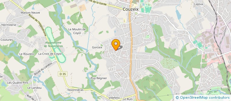 localisation de l'entreprise MAGELLAN à COUZEIX