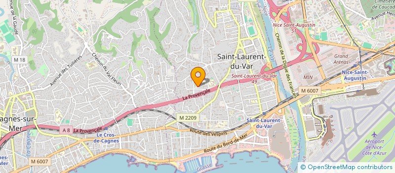 localisation de l'entreprise MAGELLAN CTIM à SAINT LAURENT DU VAR