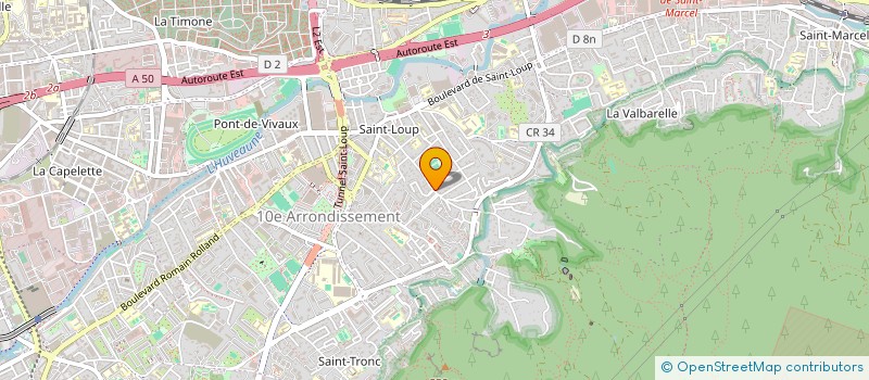 localisation de l'entreprise MAGELLAN FRANCE à MARSEILLE 10EME
