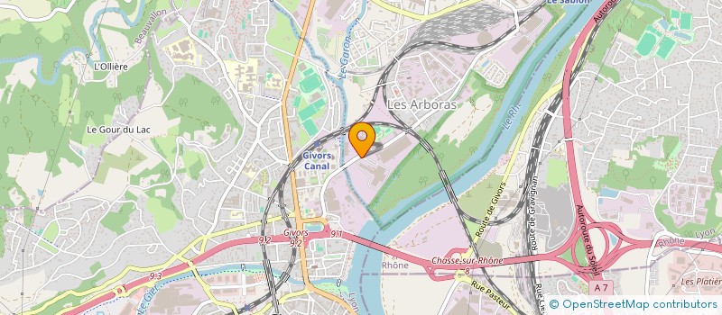 localisation de l'entreprise MAGELLAN LOGISTIQUE  MONTAGNY