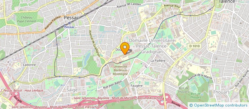 localisation de l'entreprise MAGELLAN MARKETING ET GESTION AQUITAINE à PESSAC