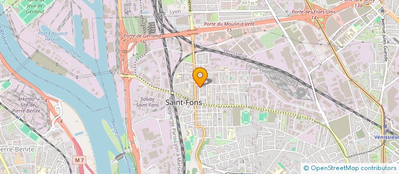 localisation de l'entreprise MAGELLAN PARTICIPATIONS  SAINT-FONS