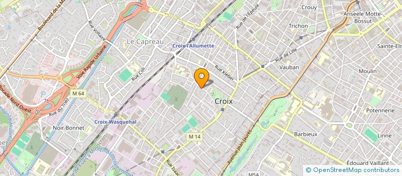 localisation de l'entreprise MAGELLAN TECH à CROIX