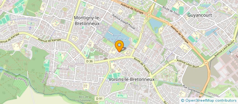 localisation de l'entreprise MAGELLAN VALDINO  VOISINS-LE-BRETONNEUX