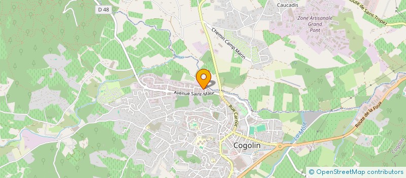 localisation de l'entreprise MAGEMI à COGOLIN