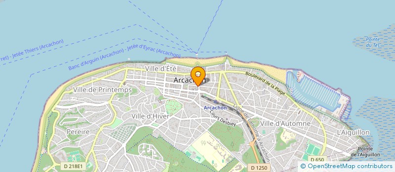 localisation de l'entreprise MAGENDA à ARCACHON