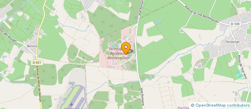 localisation de l'entreprise MAGENDIE  MARTILLAC