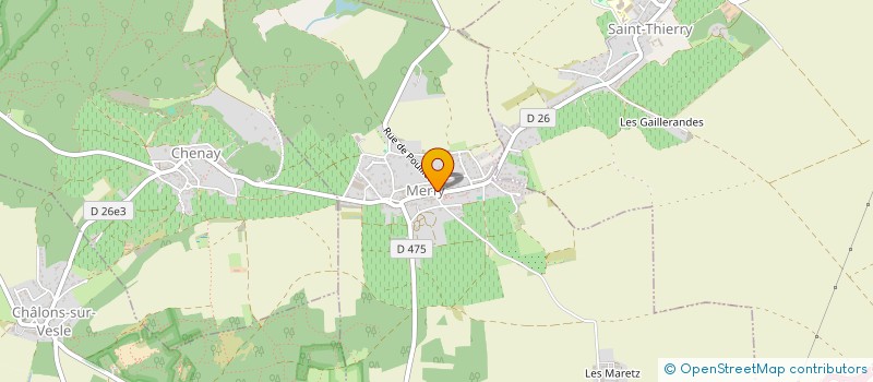 localisation de l'entreprise MAGENDIE REIMS  MERFY