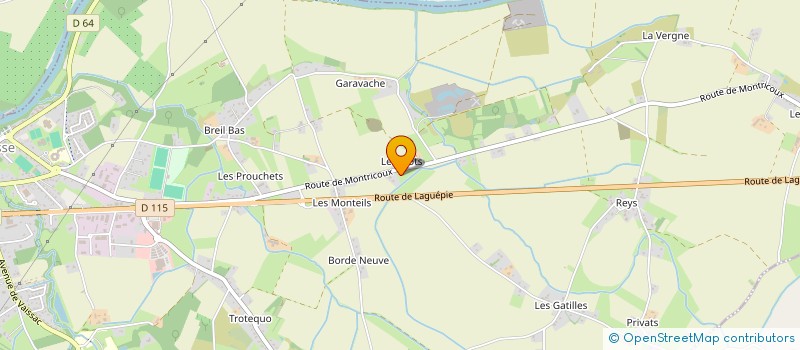 localisation de l'entreprise MAGENER  NEGREPELISSE