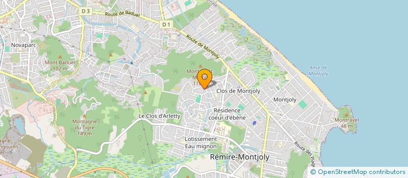 localisation de l'entreprise MAGENTA à REMIRE MONTJOLY