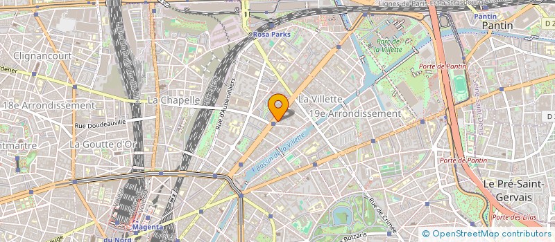 localisation de l'entreprise MAGENTA  PARIS