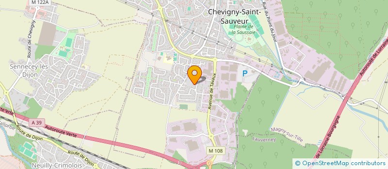 localisation de l'entreprise MAGENTA  CHEVIGNY-SAINT-SAUVEUR