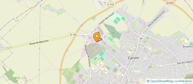 localisation de l'entreprise MAGENTA  CARVIN