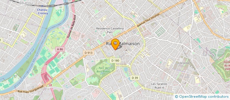 localisation de l'entreprise MAGENTA à RUEIL-MALMAISON