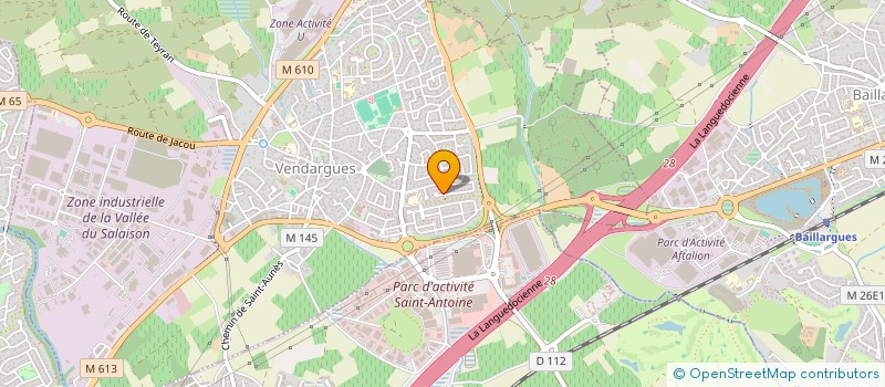 localisation de l'entreprise MAGENTA à VENDARGUES