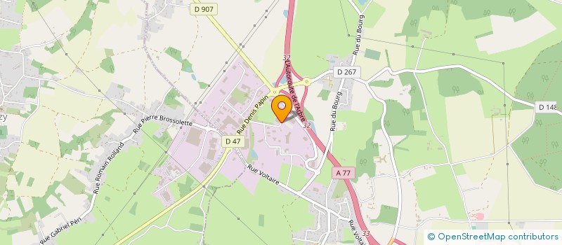 localisation de l'entreprise MAGENTA  VARENNES-VAUZELLES