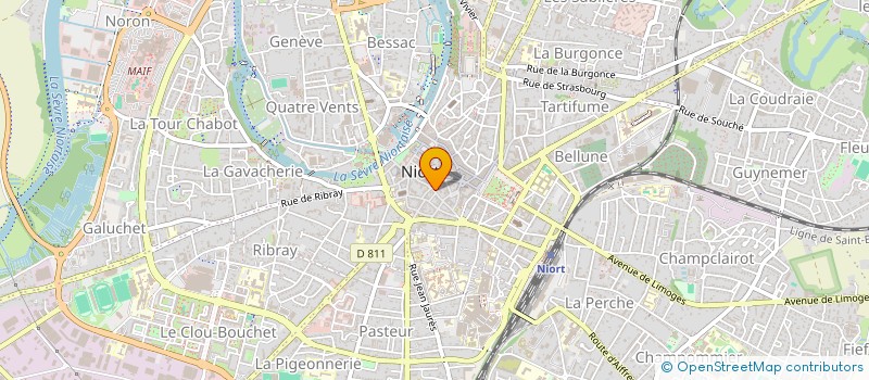 localisation de l'entreprise MAGENTA  NIORT