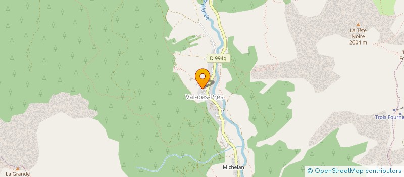 localisation de l'entreprise MAGENTA  MONTGENEVRE