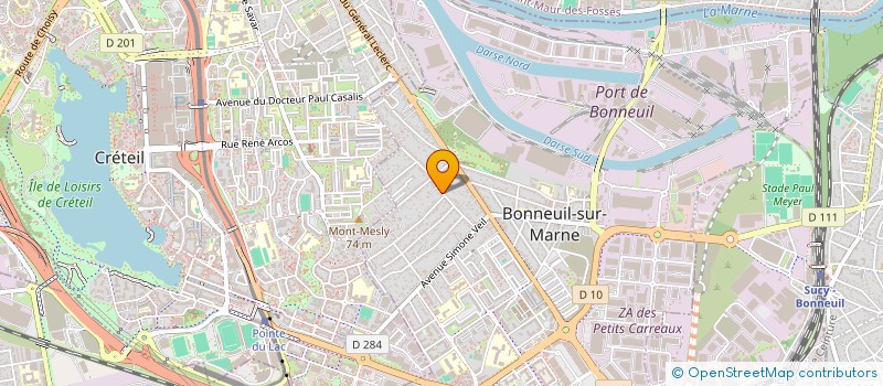 localisation de l'entreprise MAGENTA à BONNEUIL-SUR-MARNE