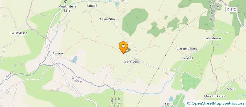 localisation de l'entreprise MAGENTA  SEMBAS