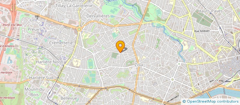 localisation de l'entreprise MAGENTA FILMS à NANTES