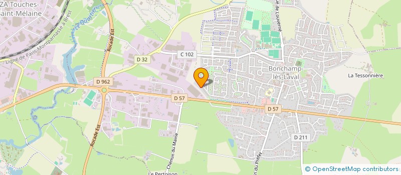 localisation de l'entreprise MAGENTA IMMO  BONCHAMP-LES-LAVAL