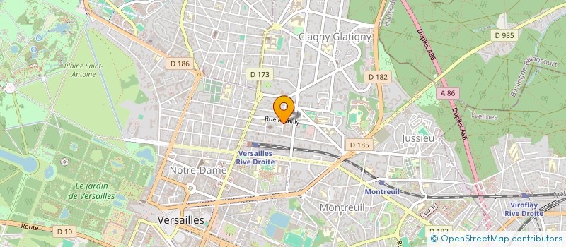localisation de l'entreprise MAGENTA IMMO  VERSAILLES