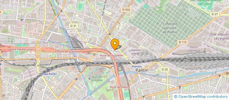 localisation de l'entreprise MAGENTA PANTIN  PANTIN