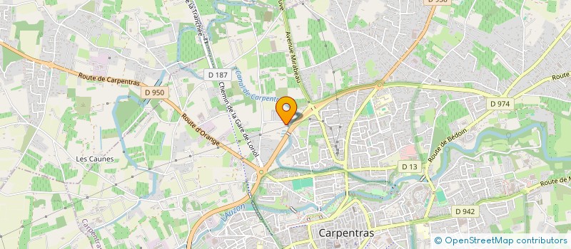 localisation de l'entreprise MAGENTA PRODUCTION à CARPENTRAS