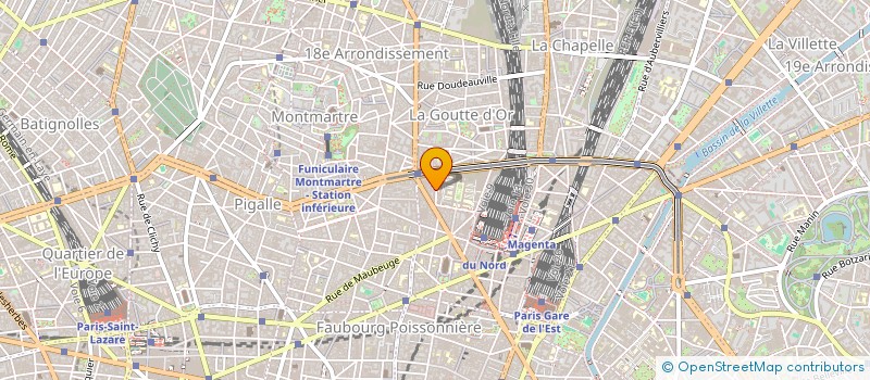 localisation de l'entreprise MAGENTA SOLDES  PARIS