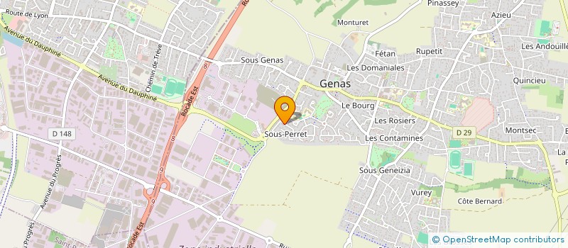 localisation de l'entreprise MAGENTISS  POLLIONNAY