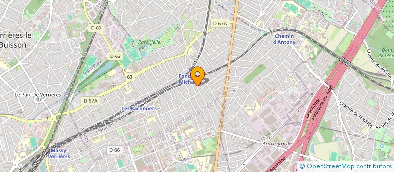 localisation de l'entreprise MAGEOR à ANTONY