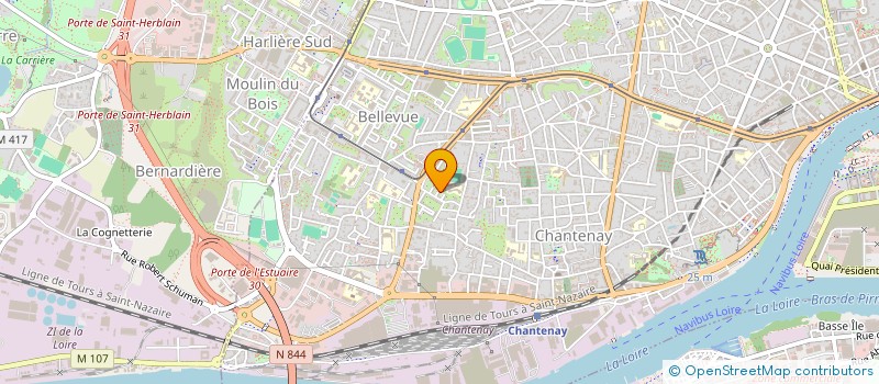 localisation de l'entreprise MAGER à NANTES